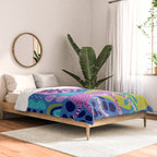 Two Cheetahs on Blue Comforter Gallery Image 2