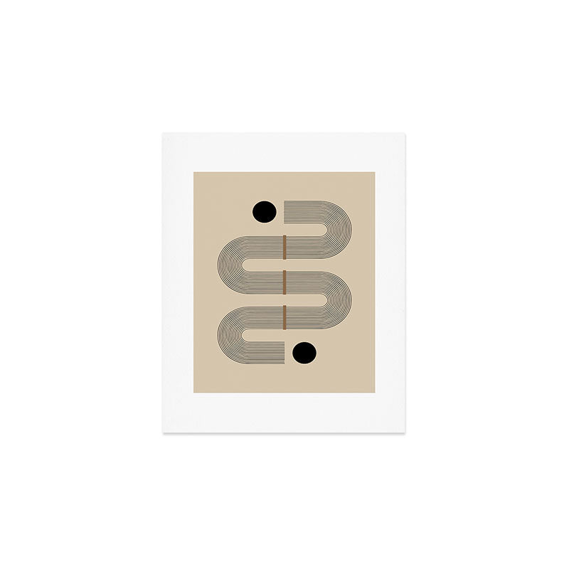 Adina - Mid Century Modern Abstract Art Art Print Gallery Image 1