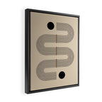 Adina - Mid Century Modern Abstract Art Framed Canvas Print Gallery Image 2