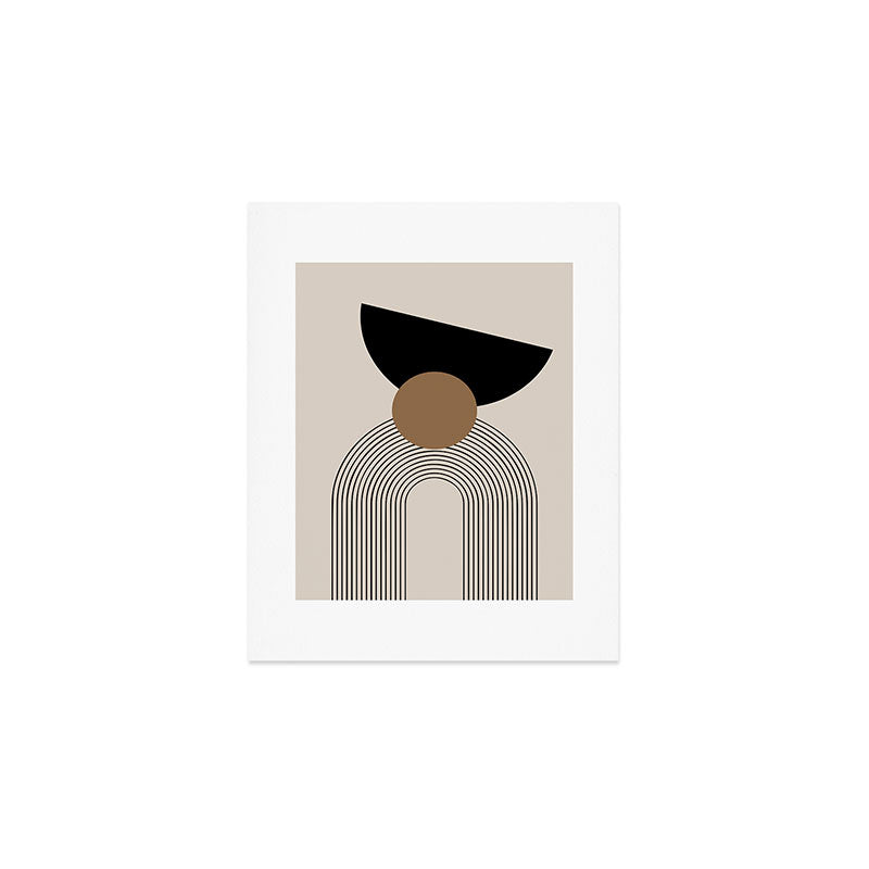 Dara - Mid Century Modern Abstract Art Art Print Gallery Image 1
