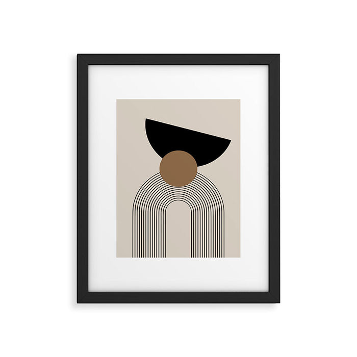 Dara - Mid Century Modern Abstract Art Framed Art Print Gallery Image 1