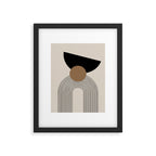 Dara - Mid Century Modern Abstract Art Framed Art Print Gallery Image 5