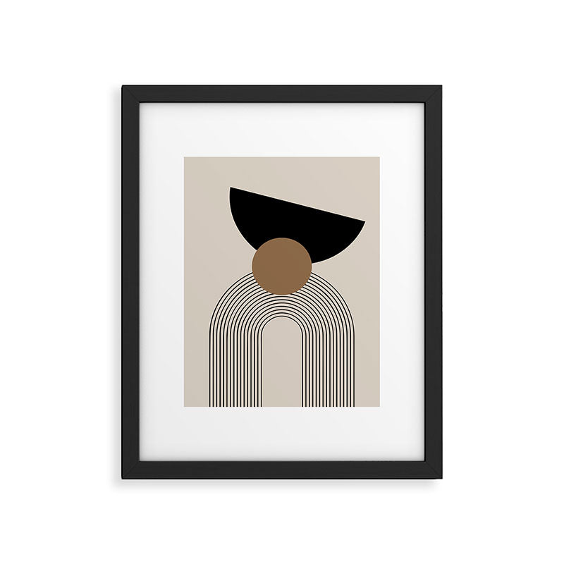 Dara - Mid Century Modern Abstract Art Framed Art Print Gallery Image 5
