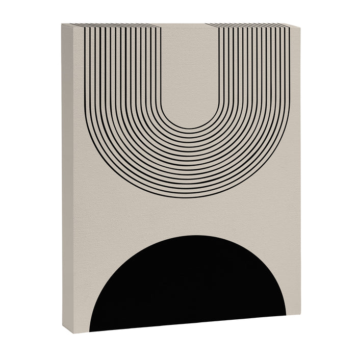 Lia - Mid Century Modern Abstract Art Canvas Print Gallery Image 1
