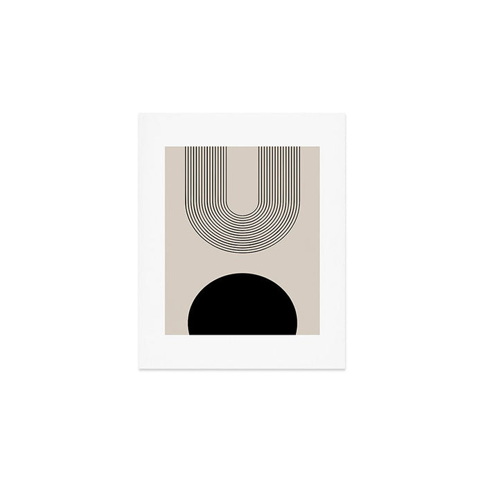 Lia - Mid Century Modern Abstract Art Art Print Gallery Image 1