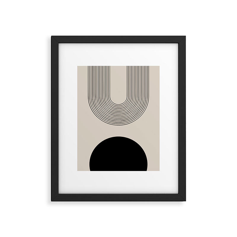 Lia - Mid Century Modern Abstract Art Framed Art Print Gallery Image 5