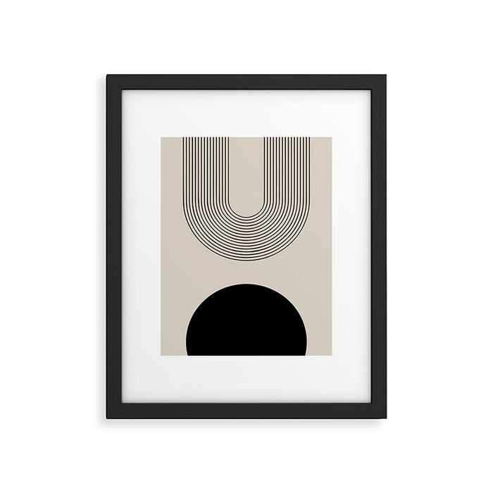 Lia - Mid Century Modern Abstract Art Framed Art Print Gallery Image 1