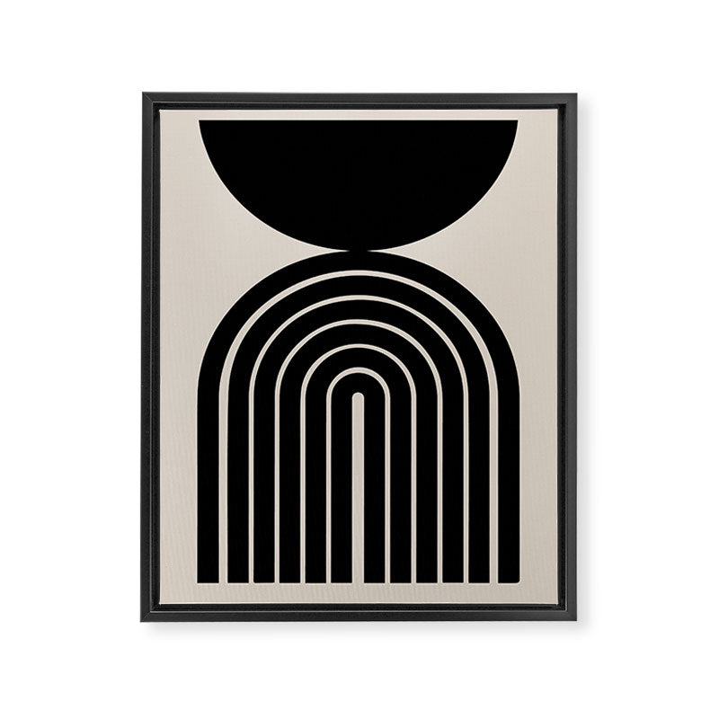 Mara - Mid Century Modern Abstract Art Framed Canvas Print Gallery Image 6