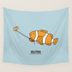 Selfish Wall Tapestry Gallery Image 4