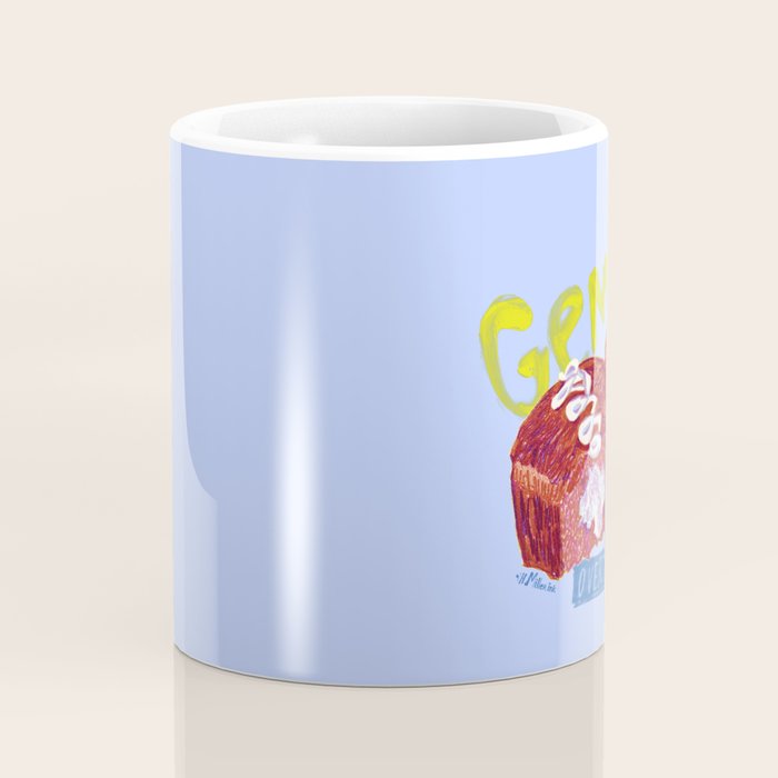 Gemini Twins in Lavender & Blue | Zodiac Series Coffee Mug Gallery Image 4