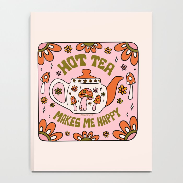Hot Tea Makes Me Happy Notebook Gallery Image 4