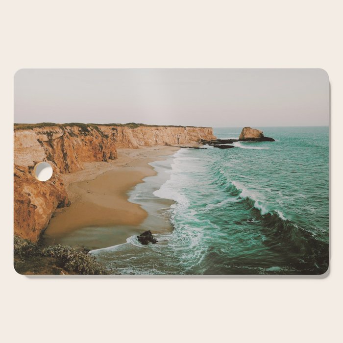california coast x - santa cruz Cutting Board Gallery Image 1