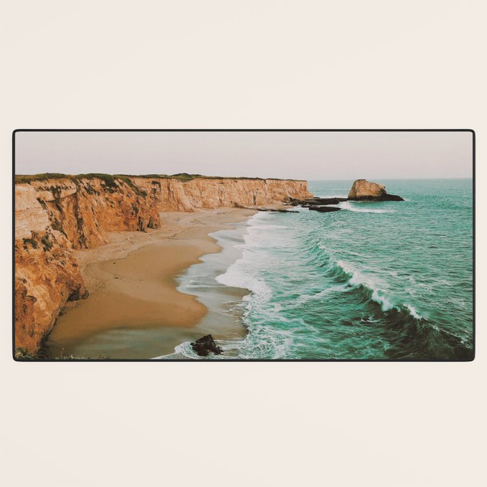 california coast x - santa cruz Desk Mat Gallery Image 3