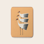 Striped Bird Trio II Bath Mat Gallery Image 1