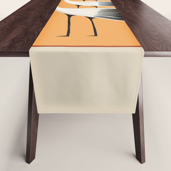 Striped Bird Trio II Table Runner Gallery Image 1