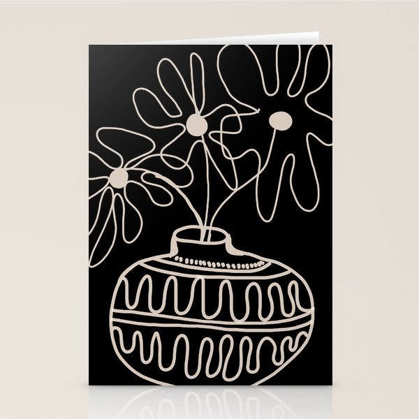 mini mid-century pot  Stationery Card Gallery Image 1