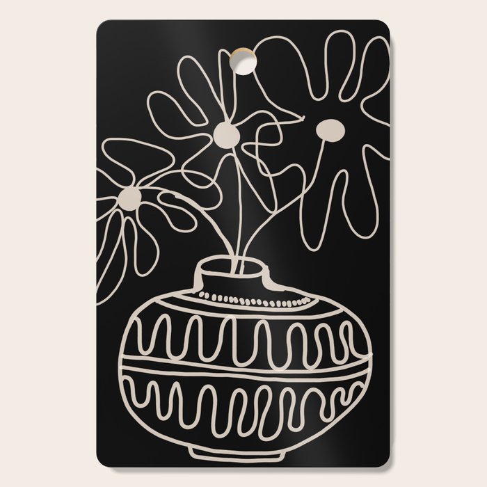 mini mid-century pot  Cutting Board Gallery Image 1