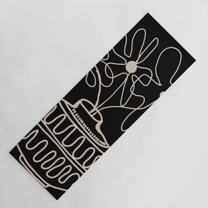 mini mid-century pot  Yoga Mat Gallery Image 1