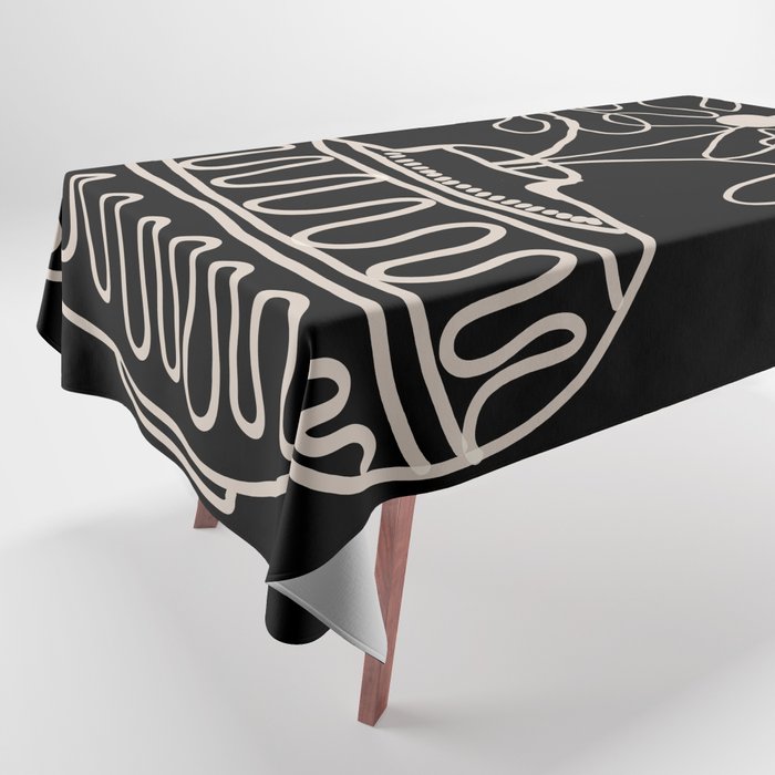 mini mid-century pot  Tablecloth Gallery Image 1