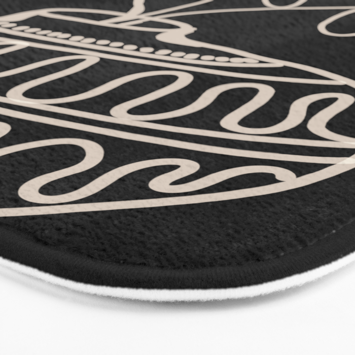 mini mid-century pot  Bath Mat Gallery Image 3