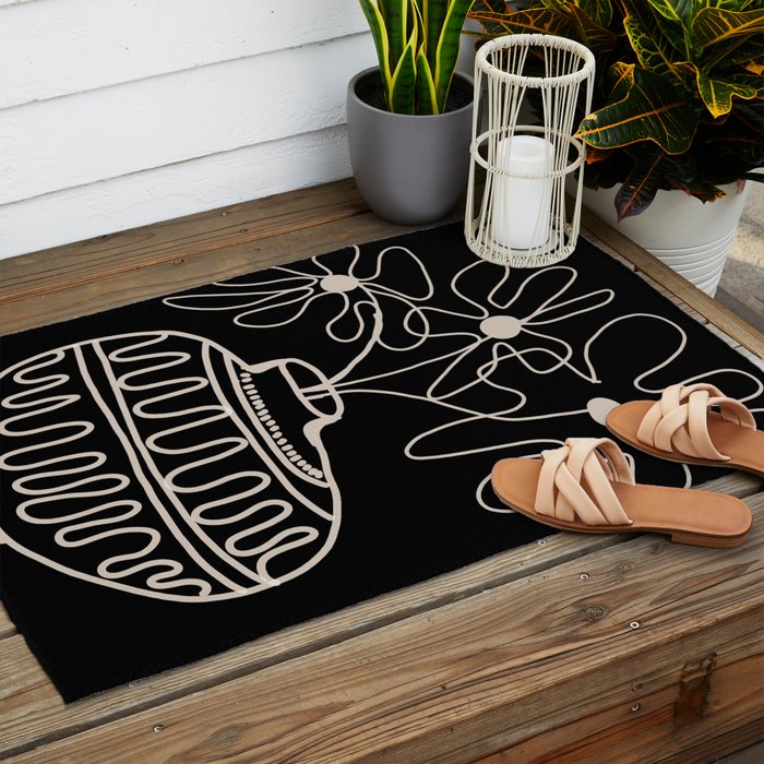 mini mid-century pot  Outdoor Rug Gallery Image 2