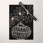mini mid-century pot  Wrapping Paper Gallery Image 1