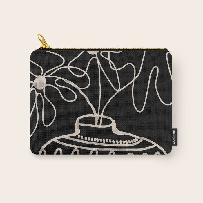 mini mid-century pot  Carry All Pouch Gallery Image 1
