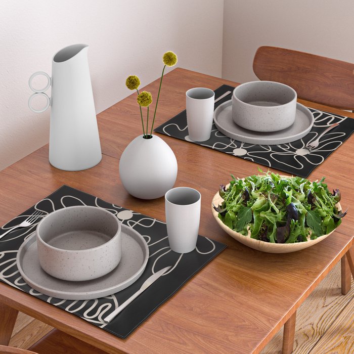 mini mid-century pot  Placemat Gallery Image 2