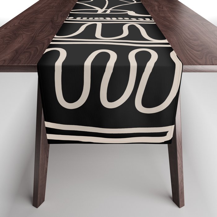 mini mid-century pot  Table Runner Gallery Image 1