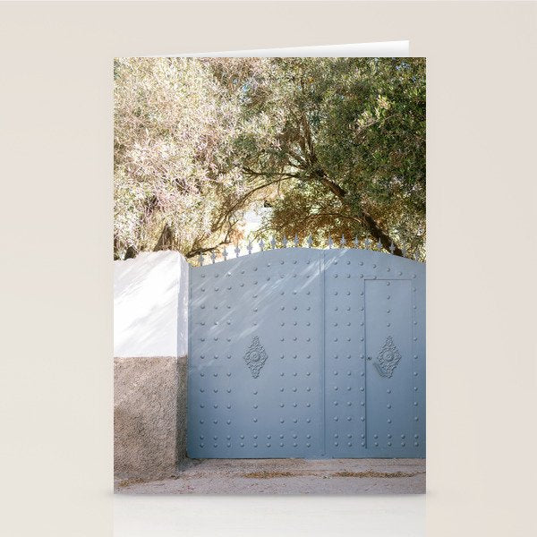 Olive Gate | Tamraght Moroccan Architecture Photography Stationery Card Gallery Image 1