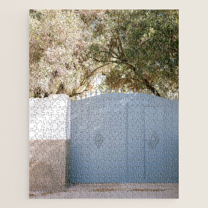 Olive Gate | Tamraght Moroccan Architecture Photography Jigsaw Puzzle Gallery Image 1