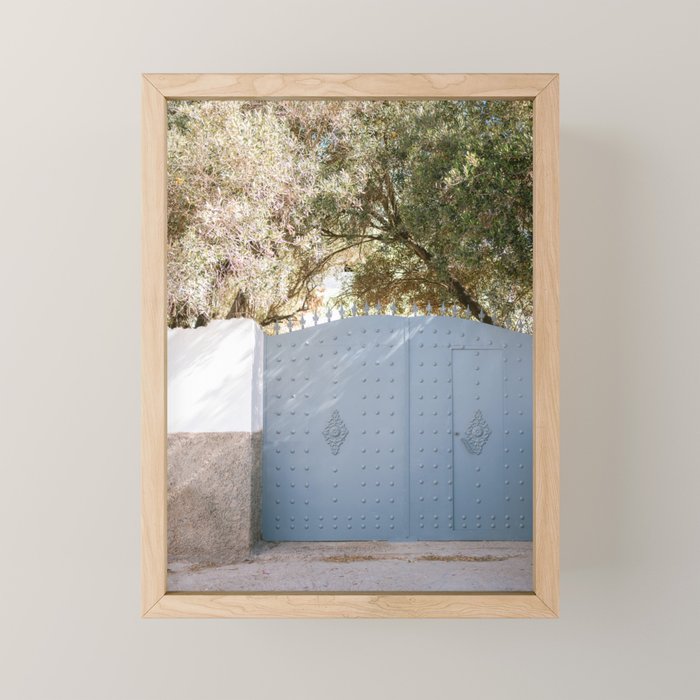Olive Gate | Tamraght Moroccan Architecture Photography Mini Art Print Gallery Image 1