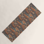 Wild West - Brown, Orange, and Blue  Yoga Mat Gallery Image 1