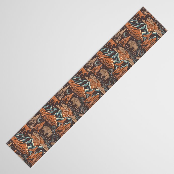 Wild West - Brown, Orange, and Blue  Table Runner Gallery Image 3