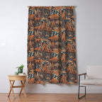 Wild West - Brown, Orange, and Blue  Window Curtain Gallery Image 5