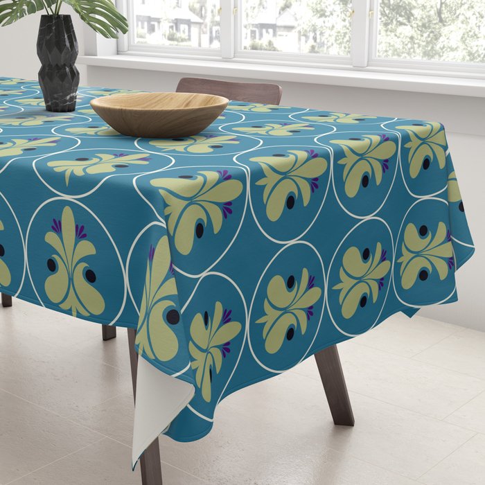 Sunny Tiles Tablecloth Gallery Image 3