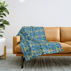 Sunny Tiles Throw Blanket Gallery Image 1