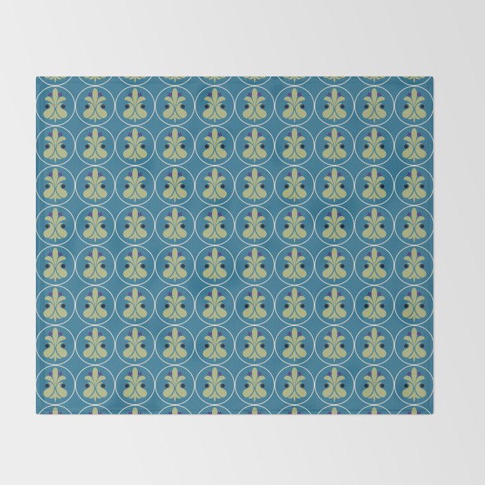 Sunny Tiles Throw Blanket Gallery Image 2