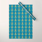 Sunny Tiles Wrapping Paper Gallery Image 1