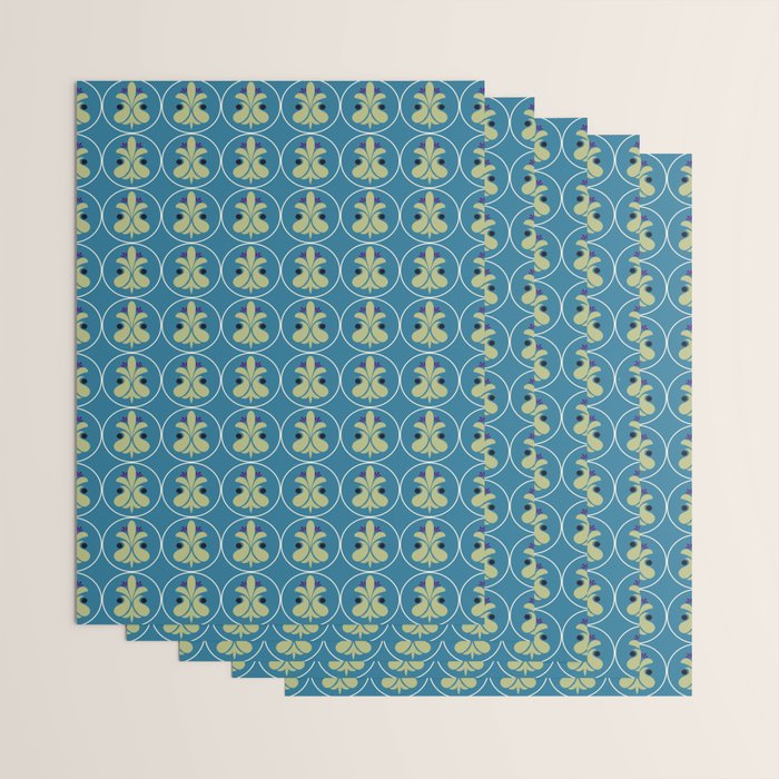 Sunny Tiles Wrapping Paper Gallery Image 3