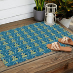 Sunny Tiles Outdoor Rug Gallery Image 2