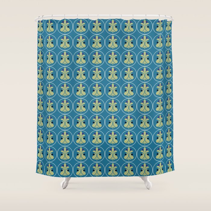 Sunny Tiles Shower Curtain Gallery Image 1