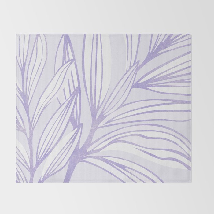 Lavender Summer Meadow Throw Blanket Gallery Image 2
