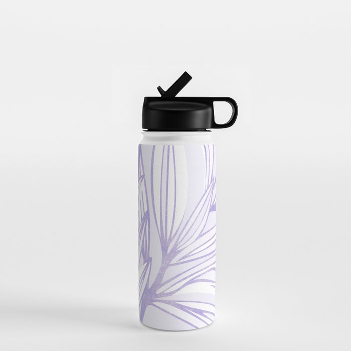 Lavender Summer Meadow Water Bottle Gallery Image 1