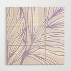 Lavender Summer Meadow Wood Wall Art Gallery Image 1
