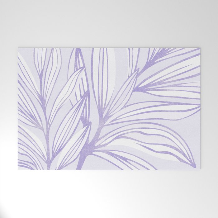 Lavender Summer Meadow Welcome Mat Gallery Image 1