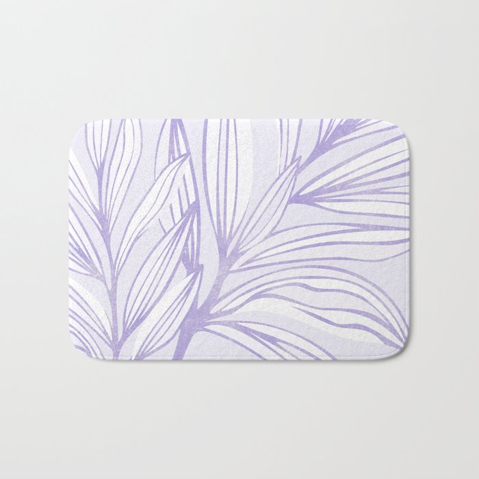 Lavender Summer Meadow Bath Mat Gallery Image 1