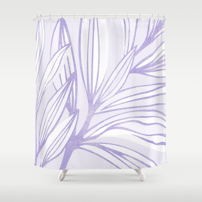 Lavender Summer Meadow Shower Curtain Gallery Image 1