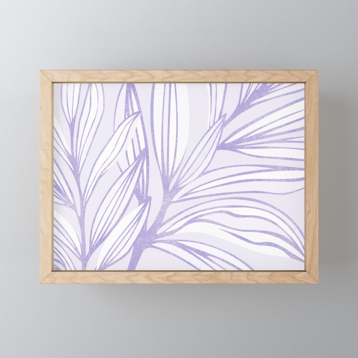 Lavender Summer Meadow Mini Art Print Gallery Image 1