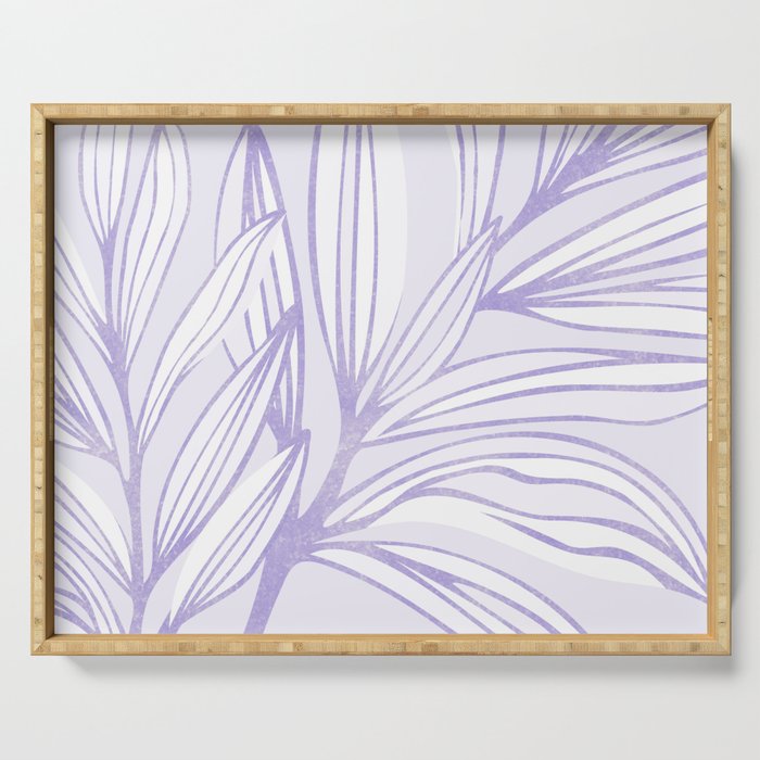 Lavender Summer Meadow Serving Tray Gallery Image 1